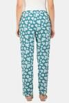 Amante Full Length Pyjama Bottom - Storm Blue Floral Print — thumbnail 3
